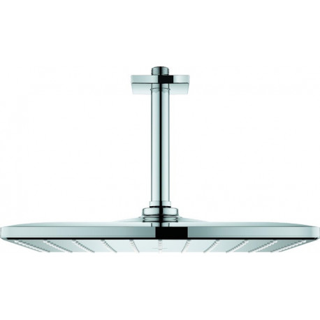 Set Tête de douche Grohe Rainshower 310 Mono Cube 26565 Sortie de plafond 142mm chromé
