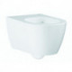 WC suspendu à fond creuxEssence Ceramique 39571 PureGuard Abgang waager. blanc alpin