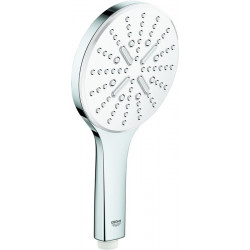 Douche à main Grohe Rainshower 130 SmartActive 26574 9.5l moon white/chrom