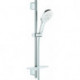 Set colonne de douche RSH 130 SmartActive 26577 600mm 9.5l moon white/chrom