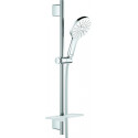 Set colonne de douche RSH 130 SmartActive 26577 600mm 9.5l moon white/chrom