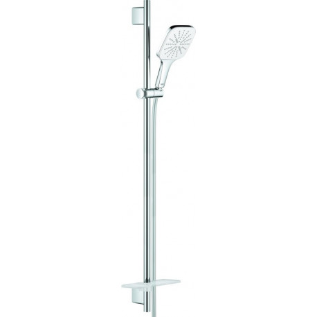 Ensemble de barres de douche Douche à effet pluie RSH 130 SmartActive Cube 26587 900mm 9.5l moon white/chr