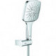 Ensemble de supports muraux RSH 130 SmartActive Cube 26588 Wandh. réglable 9.5l chromé