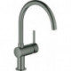 Mitigeur d'évier monocommande Minta 32917 graphite dur brossé