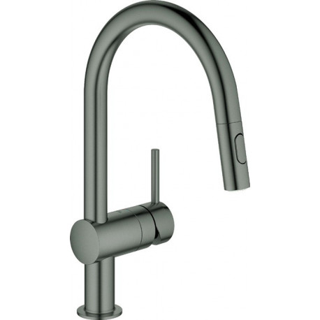 Mitigeur d'évier Minta 32321 C-sortie Douche de rinçage graphite dur