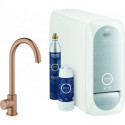 Kit de démarrage mélangeur d'évier BLUE HOME Kit 31498 Bluetooth/WIFI C-or rose vif geb.