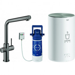 Robinet et Boiler Red Duo 30327 30327 M-Size L-sortie graphite dur