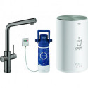 Robinet et Boiler Red Duo 30327 30327 M-Size L-sortie graphite dur