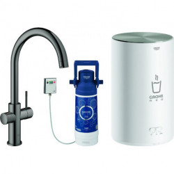 Robinet et Boiler Red Duo 30083 M-Size C-sortie graphite dur