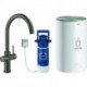 Robinet et Boiler Red Duo 30083 M-Size C-sortie graphite dur brossé