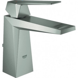 Mitigeur lavabo Allure Brilliant 23029 Zugst.-vidage à tirette acier