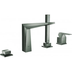 Mitigeur lavabo 4 trous Allure Brilliant 19787 graphite dur brossé