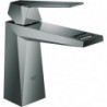 Mitigeur lavabo Allure Brilliant 23033 corps lisse graphite dur