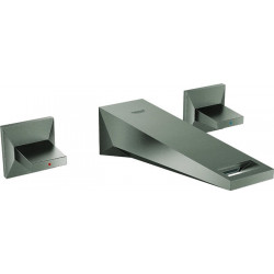 Mitigeur lavabo mural 3 trous Allure Brilliant 20346 FMS 161mm graphite dur