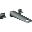 Mitigeur lavabo mural 3 trous Allure Brilliant 20348 FMS 210mm graphite dur