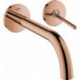 Mitigeur lavabo 2 trous Atrio 19918 FMS 221mm or rose vif