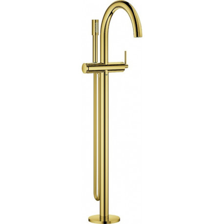 Robinet de baignoire monocommande Atrio 32653 FMS montage sol or brillant