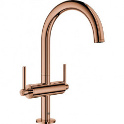 Mitigeur lavabo Atrio 21022 DN15 L-Size Poignée à levier or rose vif