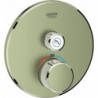 Thermostat GROHE Grohtherm SmartControl 29118 FMS rond 1 ASV nickel brossé