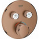 Thermostat GROHE Grohtherm SmartControl 29119 FMS rond 2 ASV or rose vif geb.