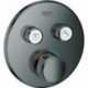Thermostat GROHE Grohtherm SmartControl 29119 FMS rond 2 ASV graphite dur