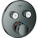 Thermostat GROHE Grohtherm SmartControl 29119 FMS rond 2 ASV graphite dur