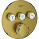 Thermostat GROHE Grohtherm SmartControl 29121 FMS rond 3 ASV or brillant geb.
