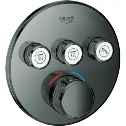 Thermostat GROHE Grohtherm SmartControl 29121 FMS rond 3 ASV graphite dur