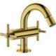 Mélangeur monotrou taille m pour bidet - or brillant