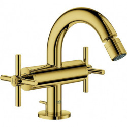 Mélangeur monotrou taille m pour bidet - or brillant