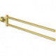 Porte-serviettes GROHE Atrio 40308 2-bras or brillant