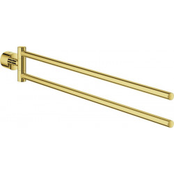 Porte-serviettes GROHE Atrio 40308 2-bras or brillant