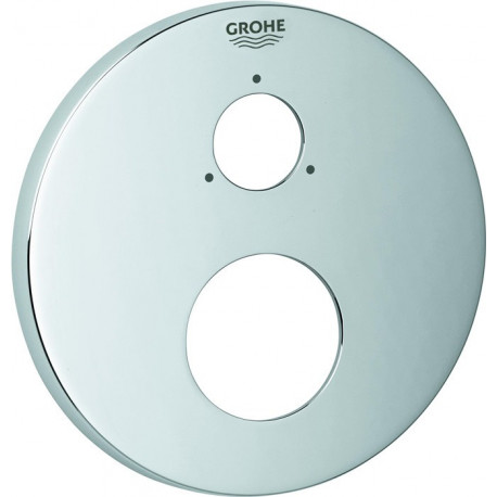 Rosace Grohe 49108 rond pour EHM-Kit de garnitures chromé