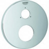 Rosace Grohe 49108 rond pour EHM-Kit de garnitures chromé