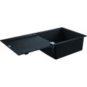 Evier K500 31645 1 bassin 1000x500mm avec ATF droite/gauche granit noir