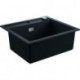 Evier K700 31651 1 bassin 560x510mm granit noir