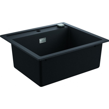 Evier K700 31651 1 bassin 560x510mm granit noir