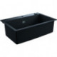 Evier K700 31652 1 bassin 780x510mm granit noir