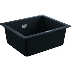 Evier K700 Structure 31654 1 bassin 533x457mm granit noir