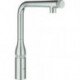 Mélangeur d'évier Essence Smart Control 31615 L-Ausl extensible. Douche de rinçage acier