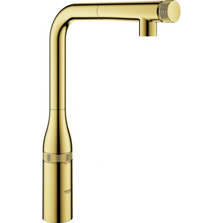 Mélangeur d'évier Essence Smart Control 31615 L-extensible. or brillant