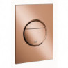 Plaque actionnement des toilettes GROHE Nova Cosmopolitan S 37601 2-Mengen/Start&Stopp or rose vif
