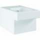 WC suspendu à fond creux Cube céramique sans bride PureGuard blanc alpin GROHE