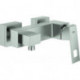 Mitigeur de douche monocommande Grohe EUROCUBE DN 15. Montage mural acier