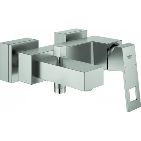 Robinet de baignoire monocommande EUROCUBE DN 15. Montage mural acier