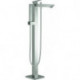 Robinet de baignoire monocommande EUROCUBE DN 15. montage sol acier