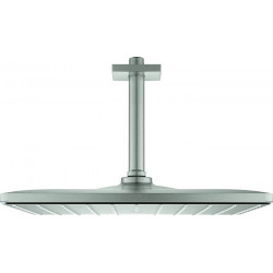 Tête de doucheRAINSHOWER 310 MONO CUB Sortie de plafond 142mm acier