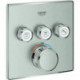 Termostato GROHTHERM SMARTCONTROL angular, 3 válvulas de cierre supersteel GROHE