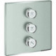 Vanne à encastrer GROHTHERM SMARTCONTROL angulaire, 3 voies superacier GROHE