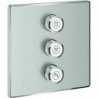 Vanne à encastrer GROHTHERM SMARTCONTROL angulaire, 3 voies superacier GROHE
